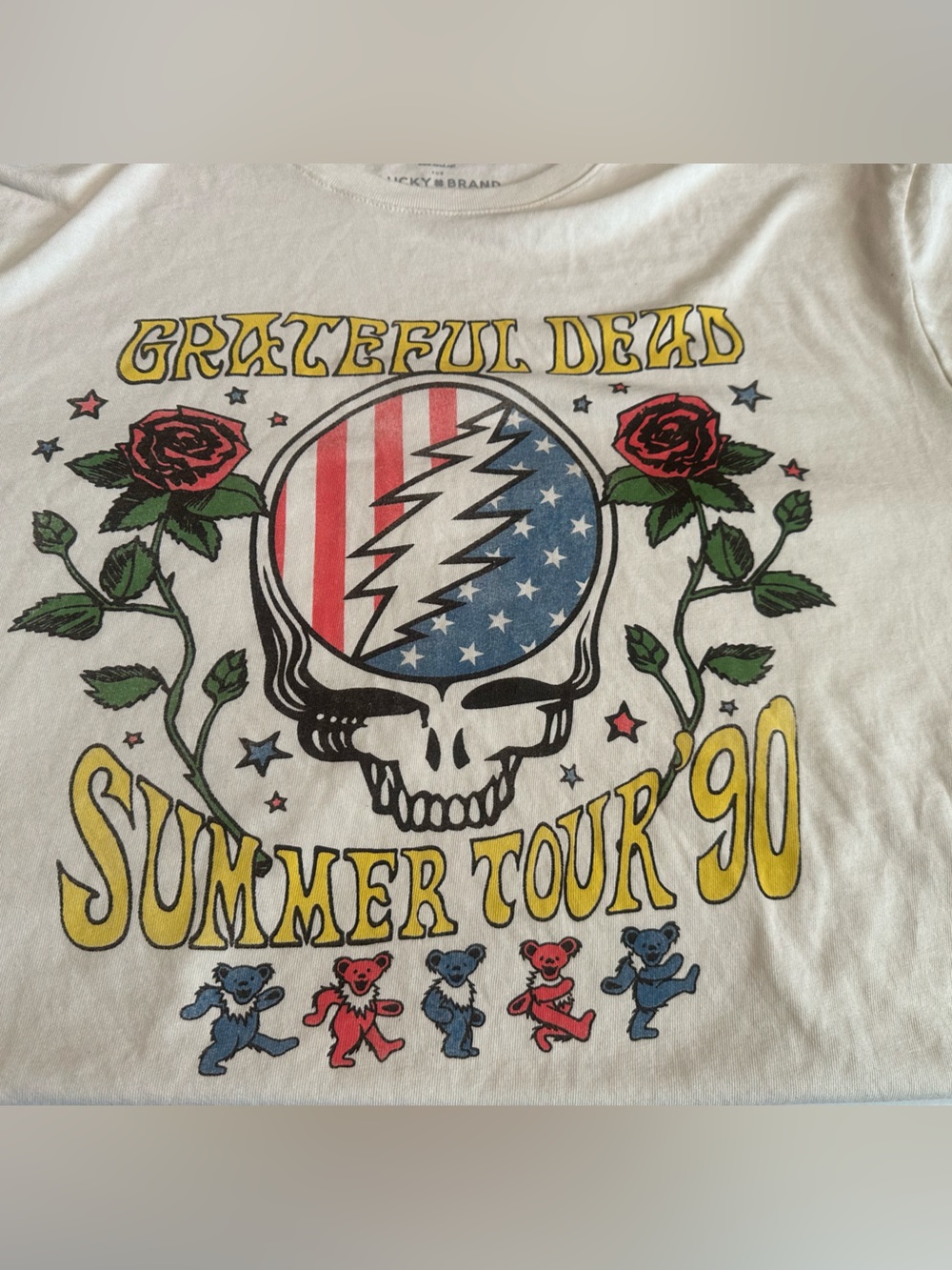 Lucky Brand Grateful Dead Summer Tour ’90 Graphic Tee NWT XXL
